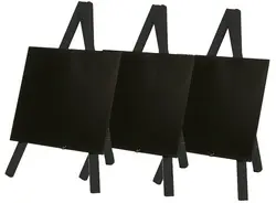 Securit Ardoise de table MINI avec trépied, noir