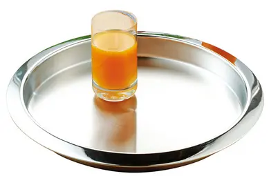 Esmeyer Plateau de service VENGA, rond, argent