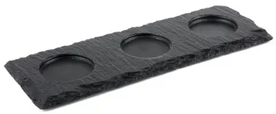 APS Plat en ardoise naturelle, (L)280 x (P)100mm, anthracite
