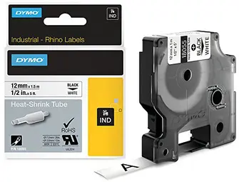 DYMO RHINO Etiquette industrielle thermorétractable