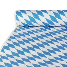 PAPSTAR Nappe damassée, (l) 1,0 x (L)10 m, "bleu bavarois