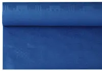PAPSTAR Nappe damassée, (l)1,2 x (L)8 m, bleu foncé