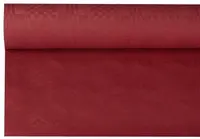PAPSTAR Nappe damassée, (l)1,2 x (L)8 m, bordeaux