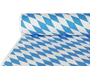 PAPSTAR Nappe damassée, (l) 1,0 x (L)50 m, "bleu bavarois