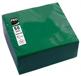 PROnappe Serviette cocktail, 200 x 200 mm, vert sapin