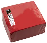 PROnappe Serviette cocktail, 200 x 200 mm, rouge