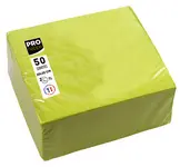 PROnappe Serviette cocktail, 200 x 200 mm, vert kiwi