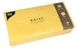 PAPSTAR Serviettes, 320 x 320 mm, 3 couches, jaune