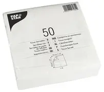 PAPSTAR Serviette, 330 x 330 mm, 2 couches, blanc