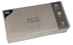 PAPSTAR Serviettes, 320 x 320 mm, 3 couches, gris