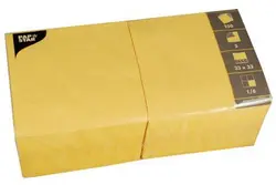 PAPSTAR Serviettes lunch, 330 x 330 mm, jaune