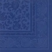 PAPSTAR Serviette "ROYAL Collection Ornaments", bleu foncé