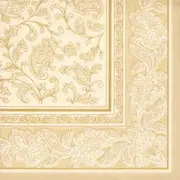 PAPSTAR Serviette "ROYAL Collection Ornaments", champagne