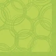 PAPSTAR Serviette "ROYAL Collection Bubbles", vert citron