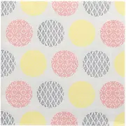 PAPSTAR Serviette à motif "ROYAL Collection Rococo", jaune/