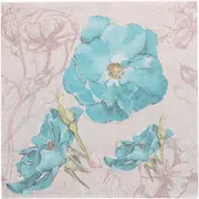 PAPSTAR Serviette à motif "ROYAL Collection Blossom