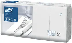 TORK Serviette de bistro SOFT, 328x325 mm, 2 couches, blanc