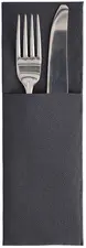 PAPSTAR Serviette pochette "ROYAL Collection", noir