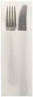 STARPAK Serviette pochette "DAILY Collection", blanc