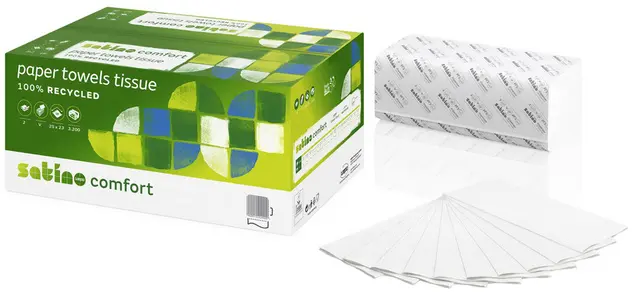 satino by wepa Papier essuie-mains Comfort, 250 x 320 mm