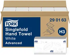 TORK Essuie-mains, 248 x 230 mm, pli en Z, blanc
