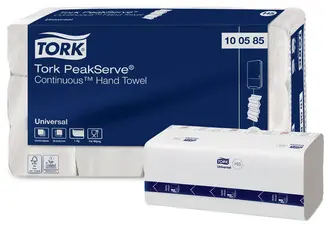 TORK PeakServe Essuie-mains continu, 201 x 225 mm, blanc
