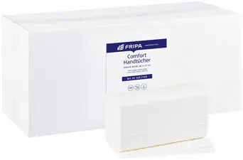 Fripa Essuie-mains COMFORT, 235 x 320 mm, pli-W, extra blanc