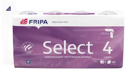Fripa Papier toilette Select, 4 couches, extra blanc