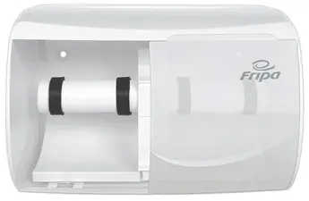 Fripa Distributeur de papier toilette 2 rouleaux, blanc