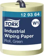 TORK Rouleau de papier nettoyant industriels, 340 m, vert