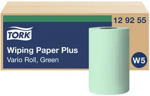 TORK Rouleau nettoyant multi-usage, 55 m, épais, vert