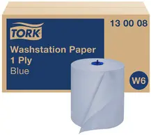 TORK Rouleau nettoyant multi-usage, 1 couche, 250 m, bleu