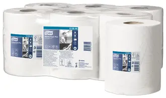 TORK Rouleau nettoyant multi-usage, 2 couches, 125 m, blanc