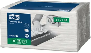 TORK Chiffon de nettoyage tout usage, 385 X 315 mm, blanc