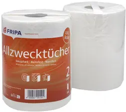 Fripa Papier nettoyant multi-usage, blanc, sur rouleau