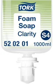 TORK Savon mousse, pur, 1.000 ml, transparent