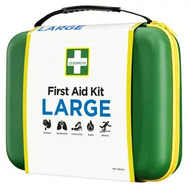 CEDERROTH Kit de premiers secours, grand, dans un coffret