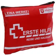 LEINA Erste-Hilfe Reise- und Haushalt-Set, 27-teilig, rot
