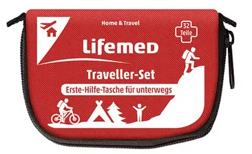 Lifemed Kit de premiers secours "Travel", 32 pièces