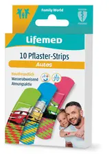 Lifemed Pansement pour enfants "Voitures", paquet de 10