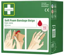 CEDERROTH Pansement "Soft Foam Bandage", beige
