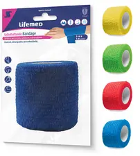 Lifemed Bande cohésive auto-adhésive, 50 mm x 4,0 m