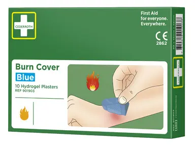 CEDERROTH Compresse pour brulures "Burn Cover", 74 x 45 mm