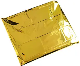 HYGOSTAR Couverture de survie, 1.600 x 2.100 mm, argent/or