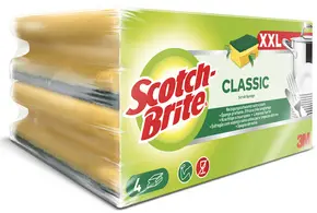 Scotch-Brite Eponge de nettoyage Classic XXL, vert/jaune