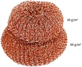 HYGOCLEAN Spirale à récurer en cuivre, antibactérien, 30 g