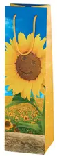 SUSY CARD Sac cadeau pour bouteille "Sunflower Smile