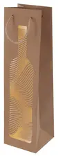 SUSY CARD Sac cadeau pour bouteille "Golden bottle