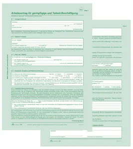 RNK Verlag Vordruck "Arbeitsvertrag Teilzeit-Beschäftigte
