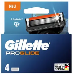 Gillette Lames de rechange ProGlide, pack de 4